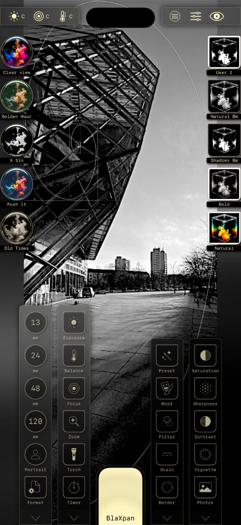BlaXpan Workflow auf dem iPhone